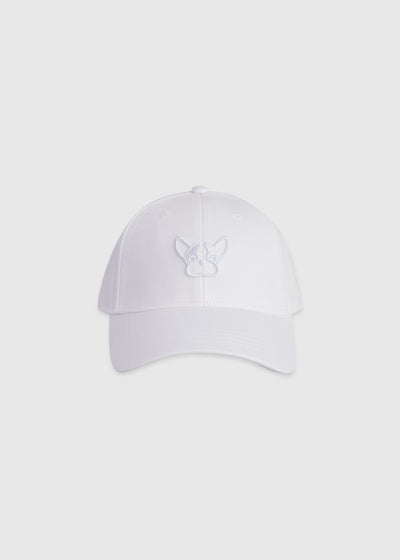 White 3D Baseball Cap