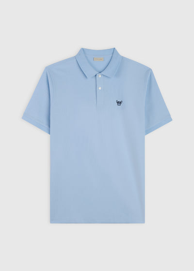 Monochromatic Baby Blue Polo