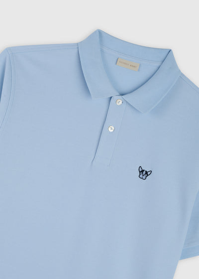 Monochromatic Baby Blue Polo