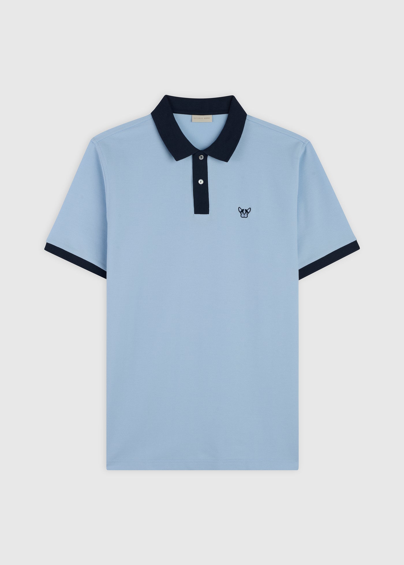 Hudson Baby Blue Navy Polo