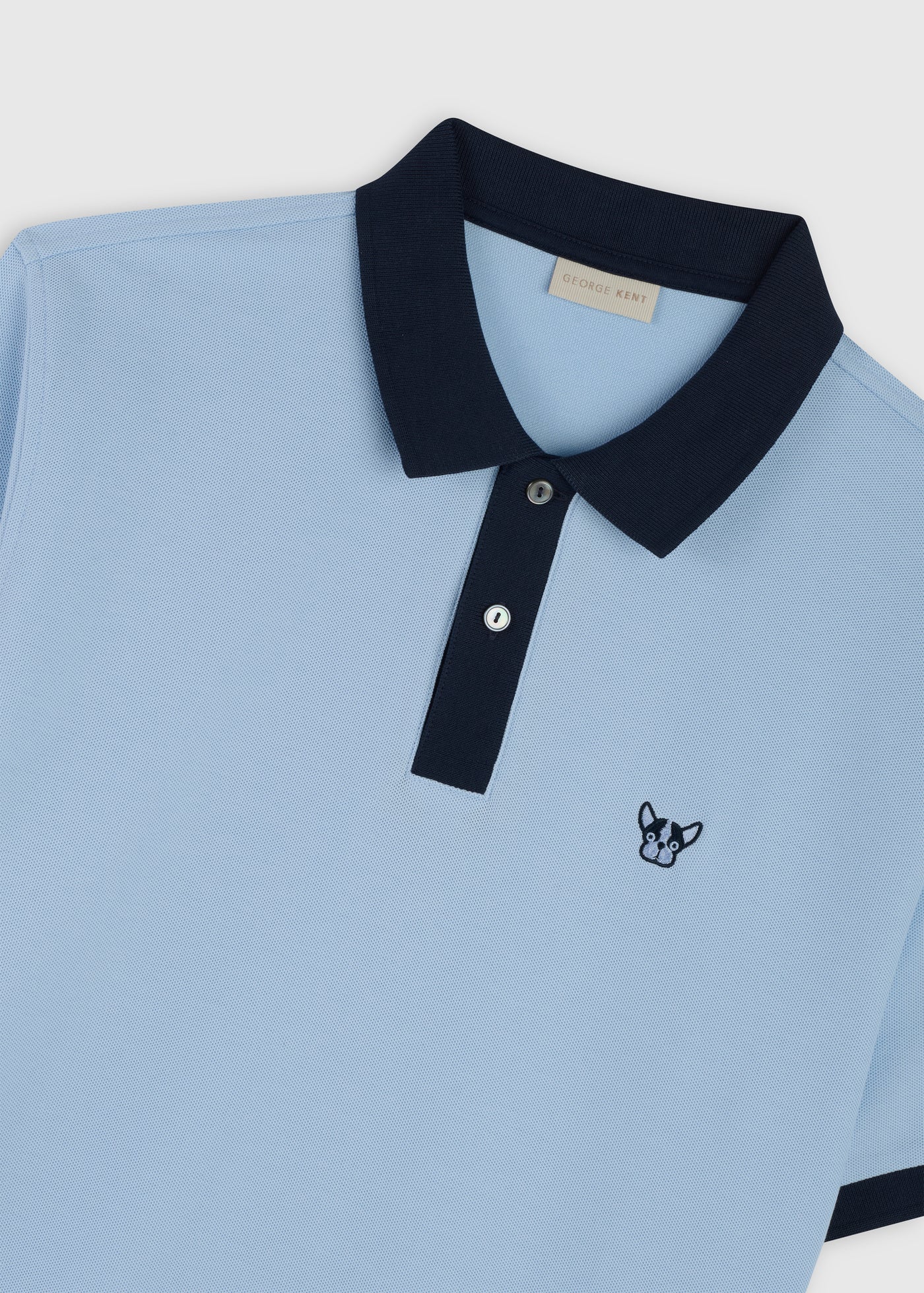 Hudson Baby Blue Navy Polo