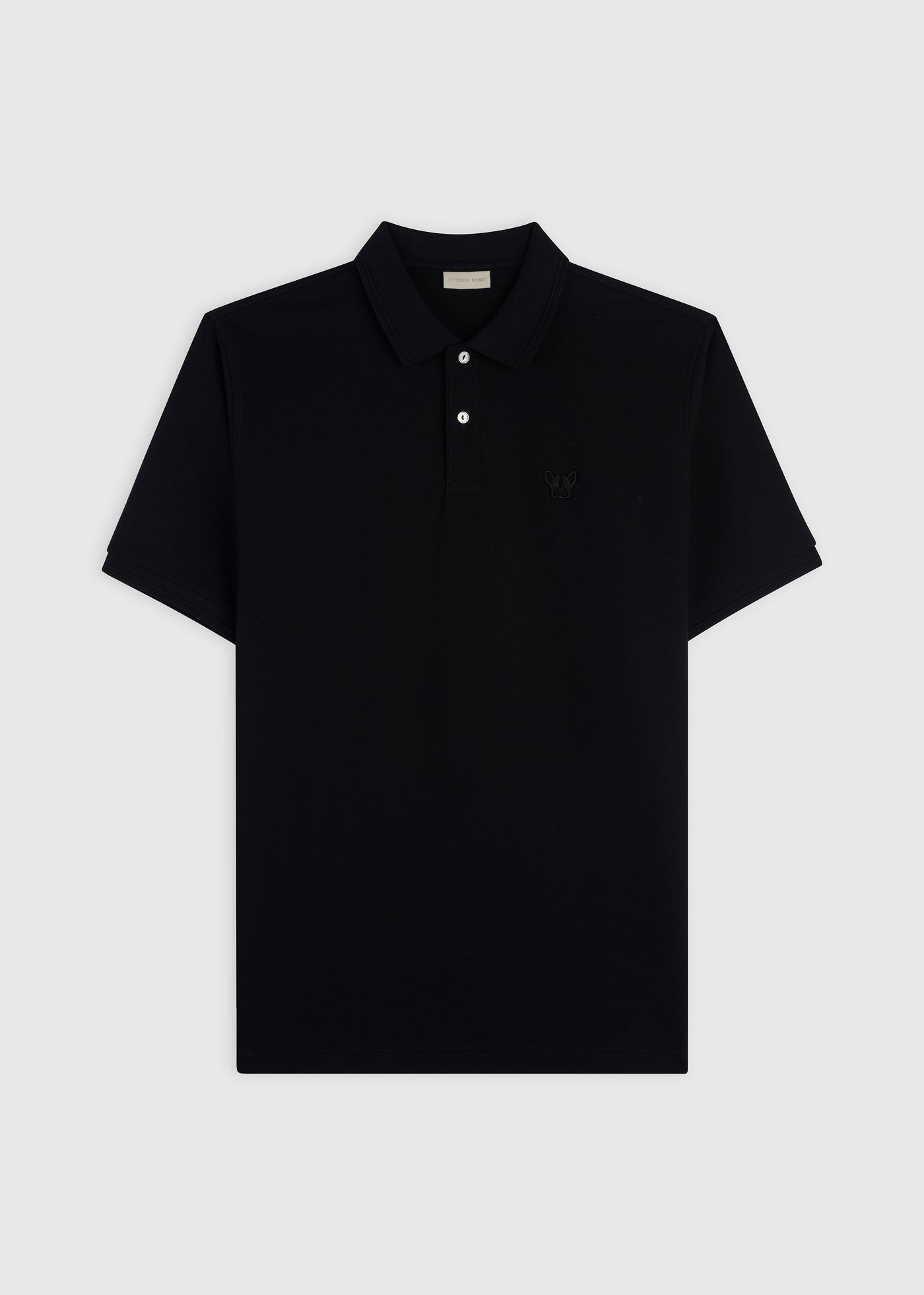 3D Logo Black Polo