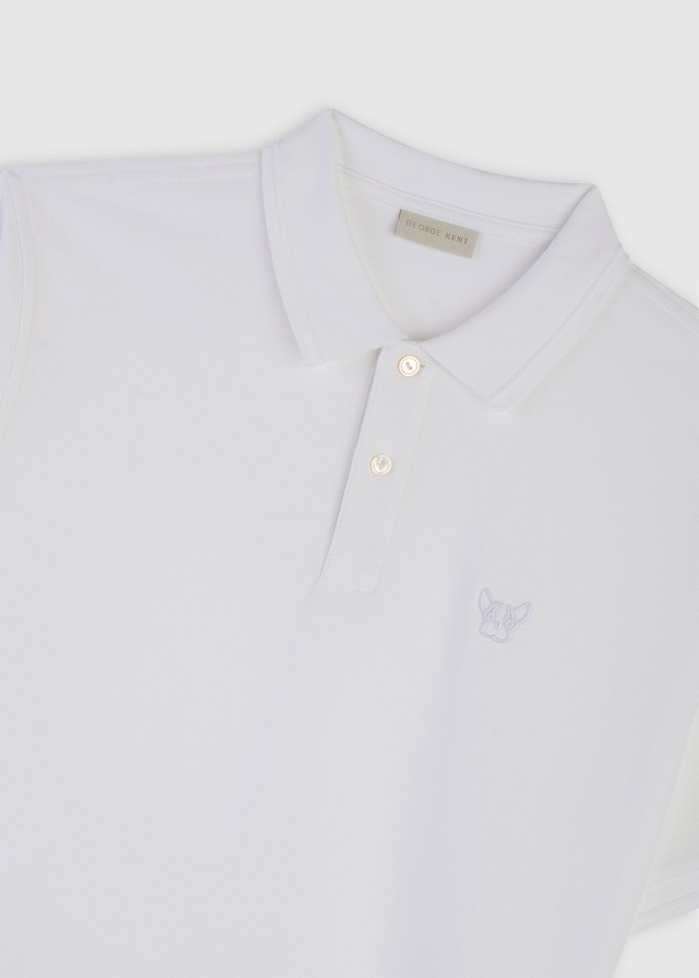 3D Logo White Polo