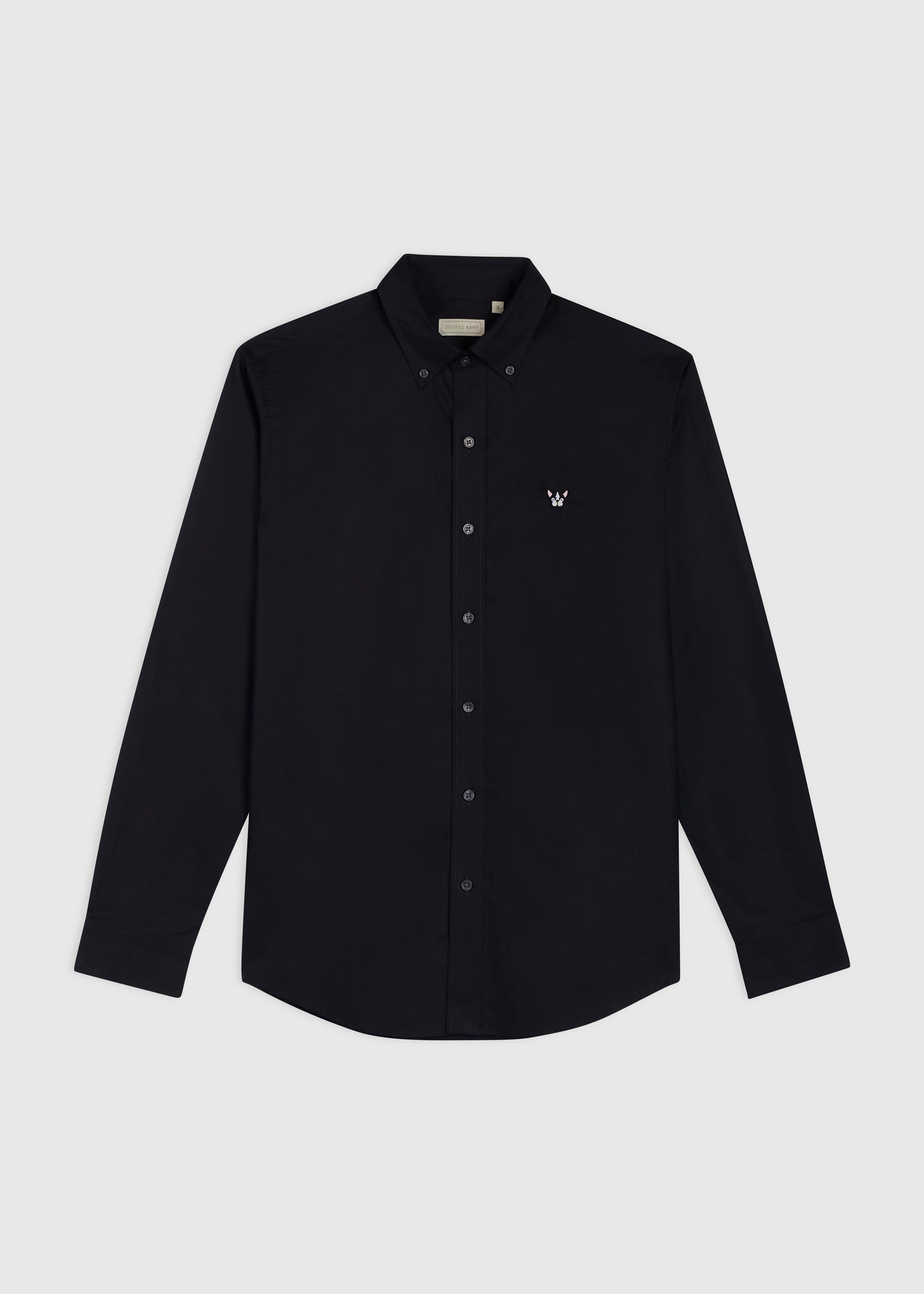 george black dress shirt George Men's Classic Dress Shirt, Size: Large, Black