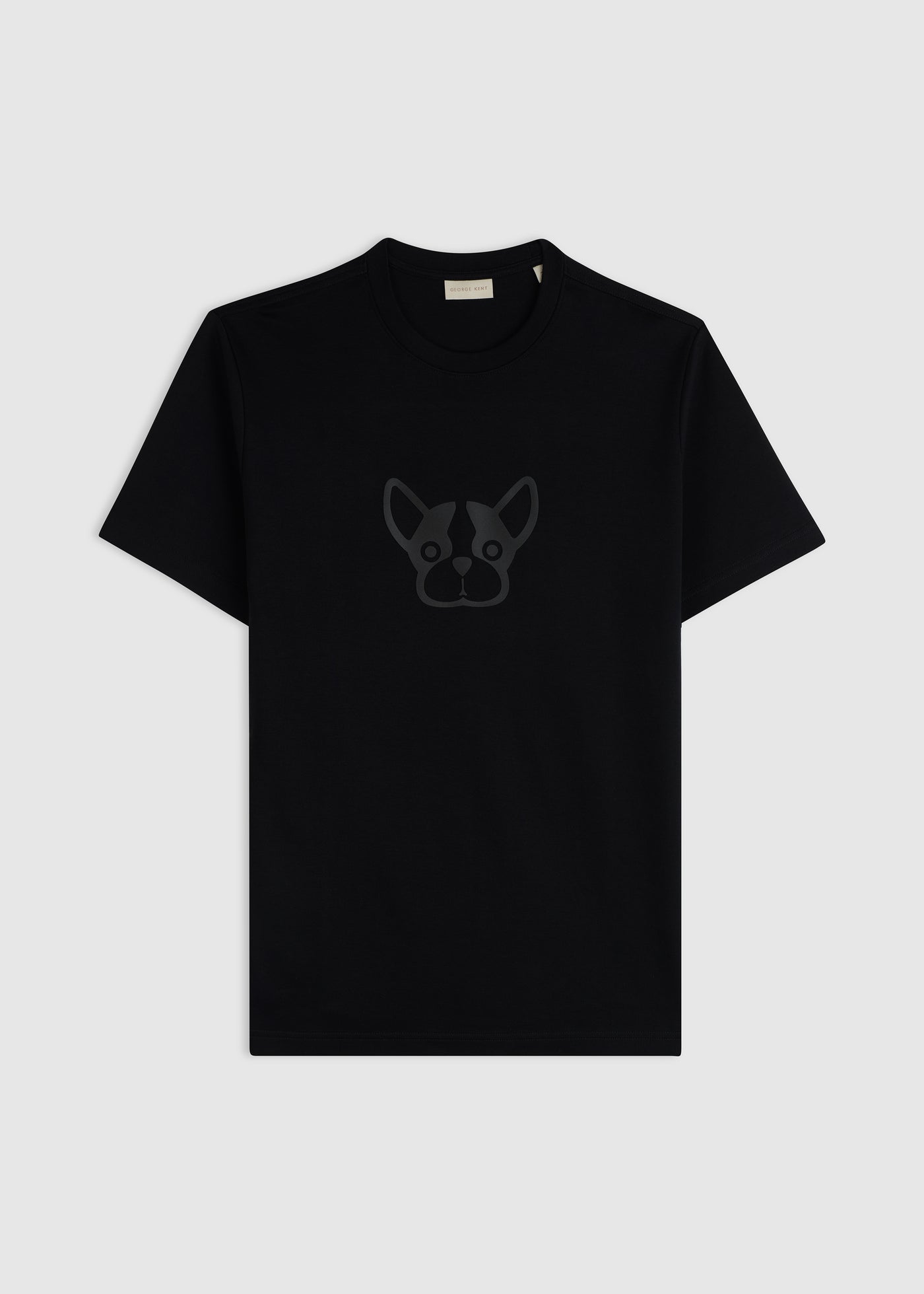 Monochromatic 3D Black Tee