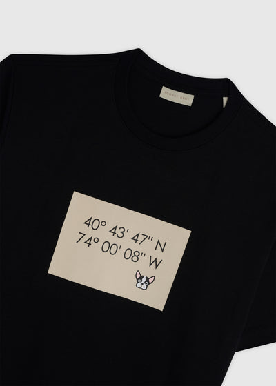Geolocation Black Tee
