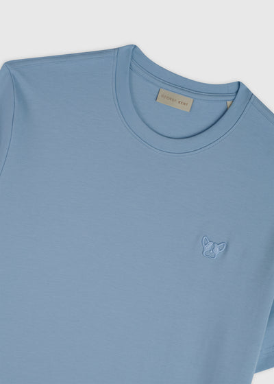 3D Logo Baby Blue Tee