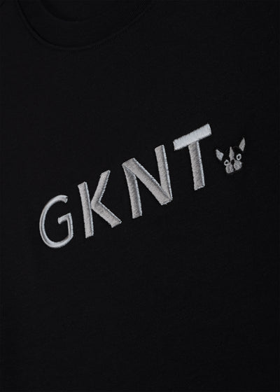 GKNT Emrboidery Black Tee