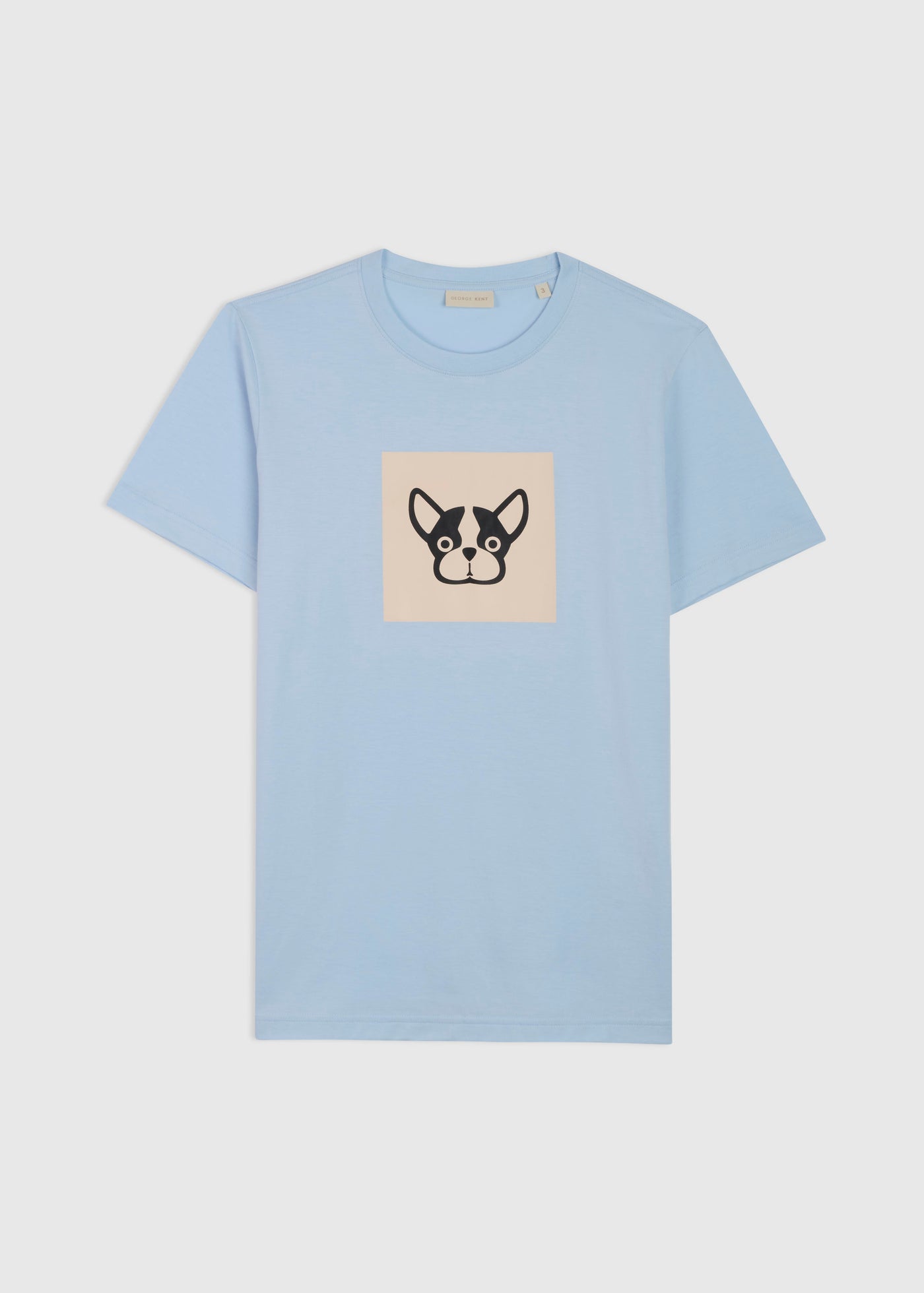 Monochrome Box Baby Blue Tee
