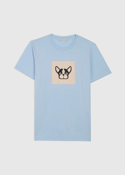 Monochrome Box Baby Blue Tee