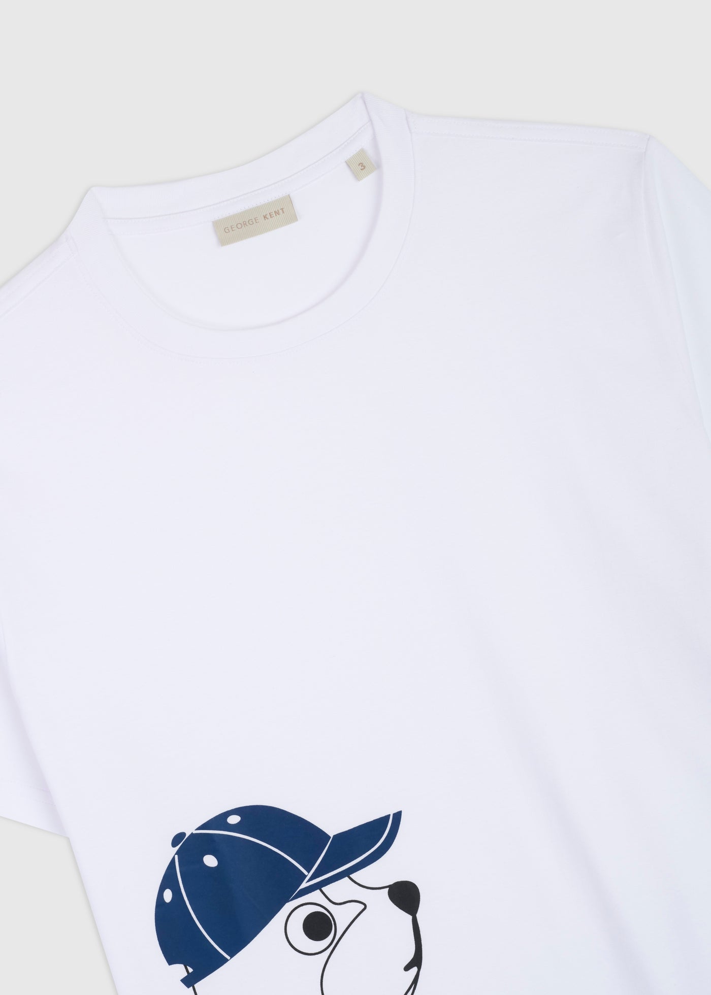 Big Dog Sketch White Tee