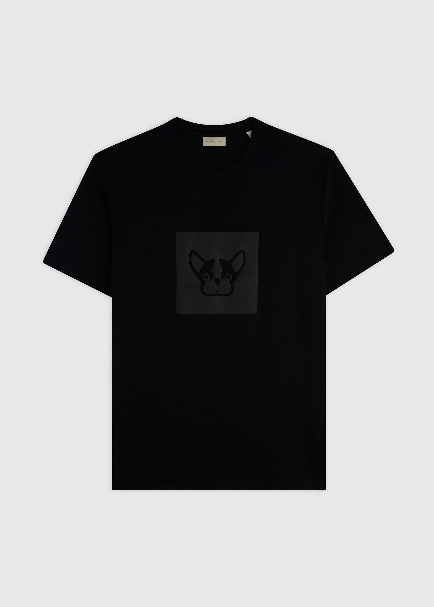 Lineal Box Black Tee