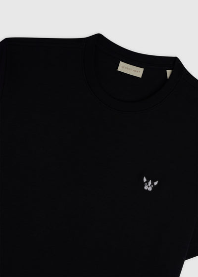 Monochromatic Heavyweight Black Tee