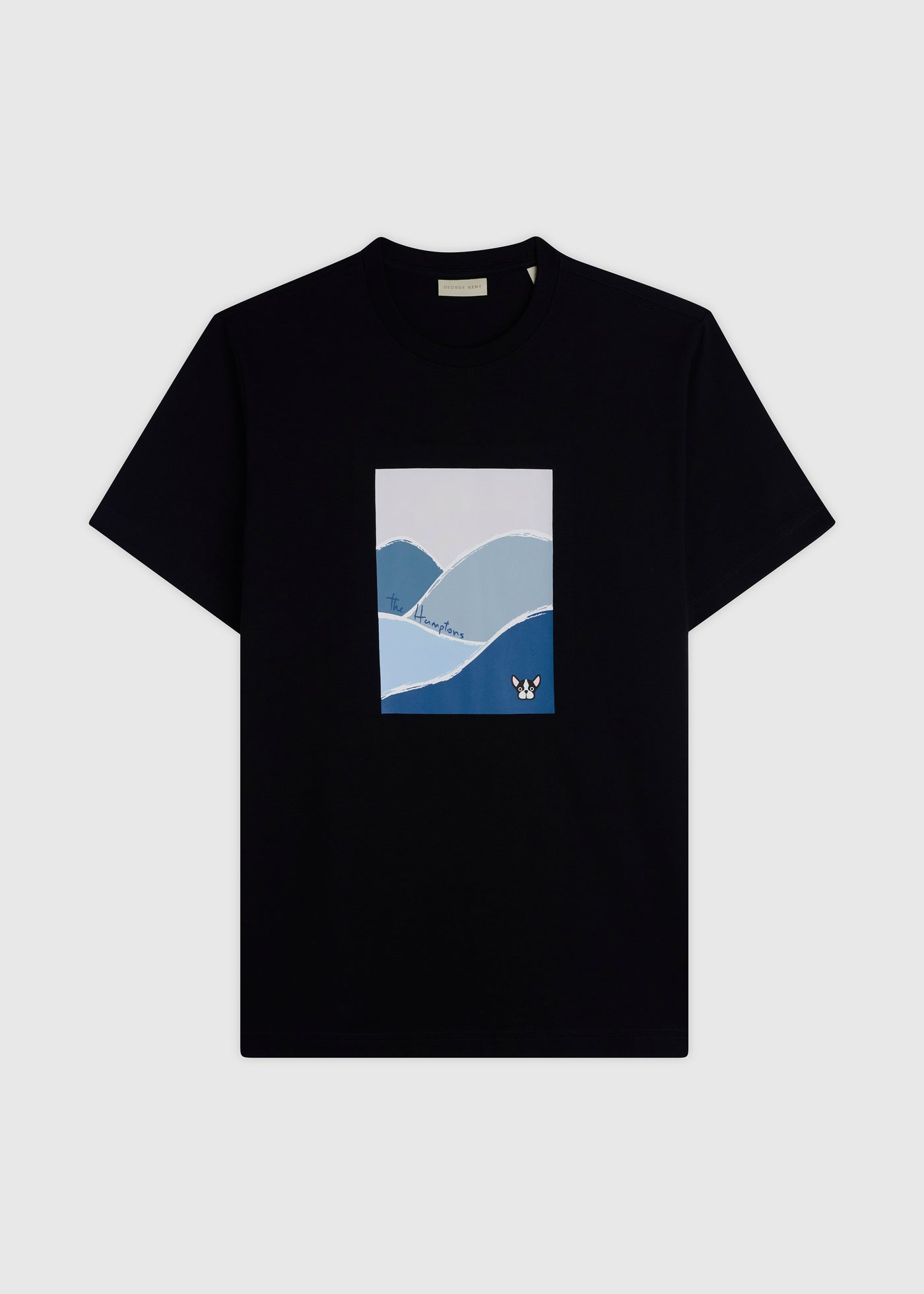 The Hamptons Black Tee
