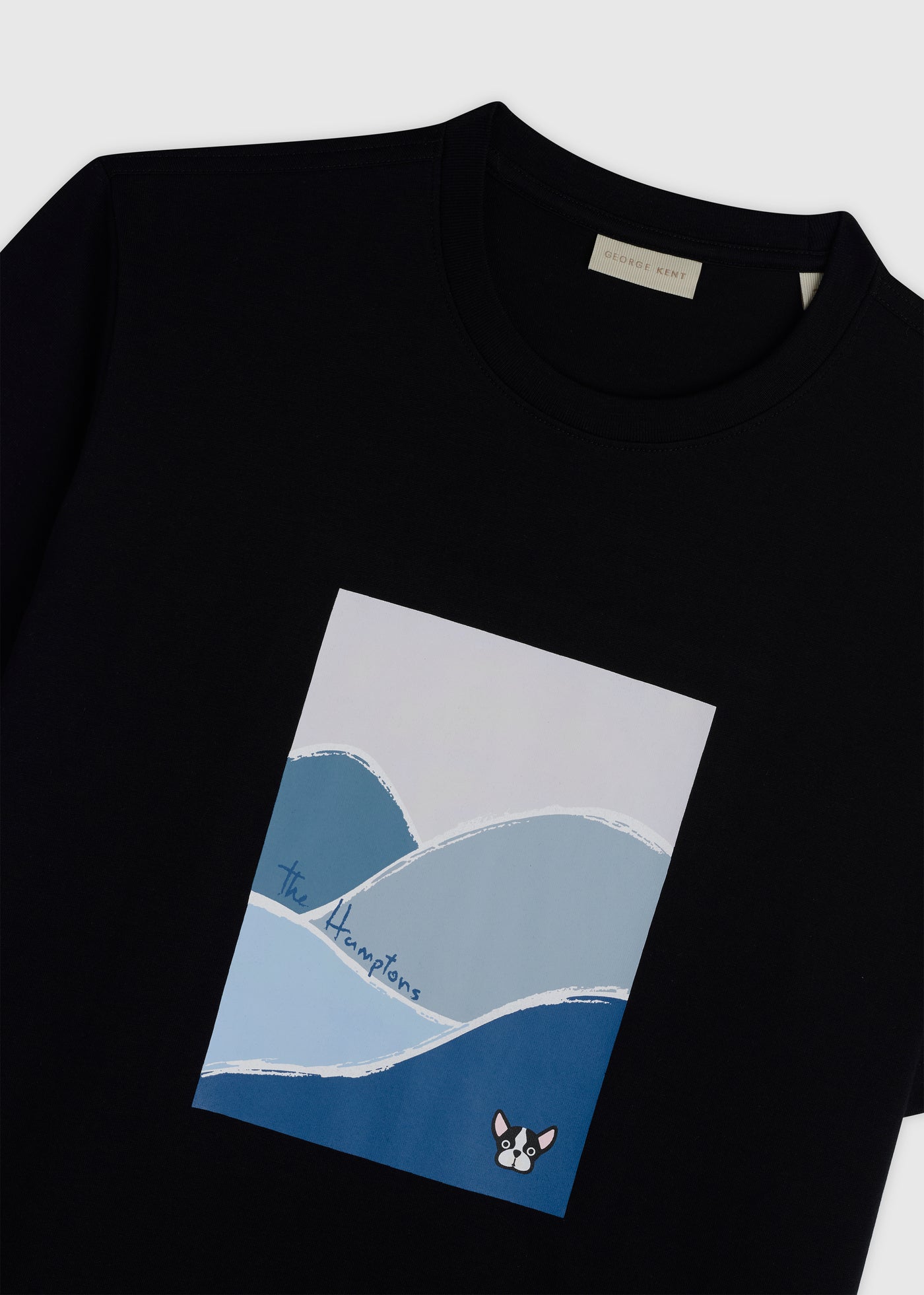 The Hamptons Black Tee