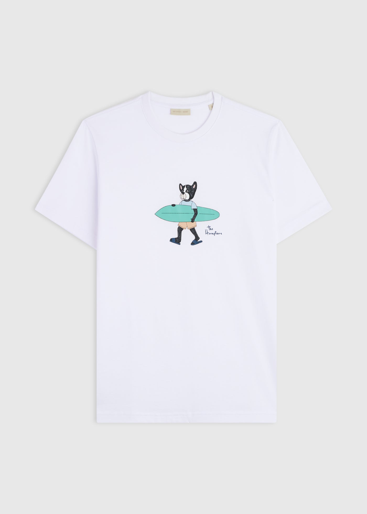 Surfing At The Hamptons White Tee