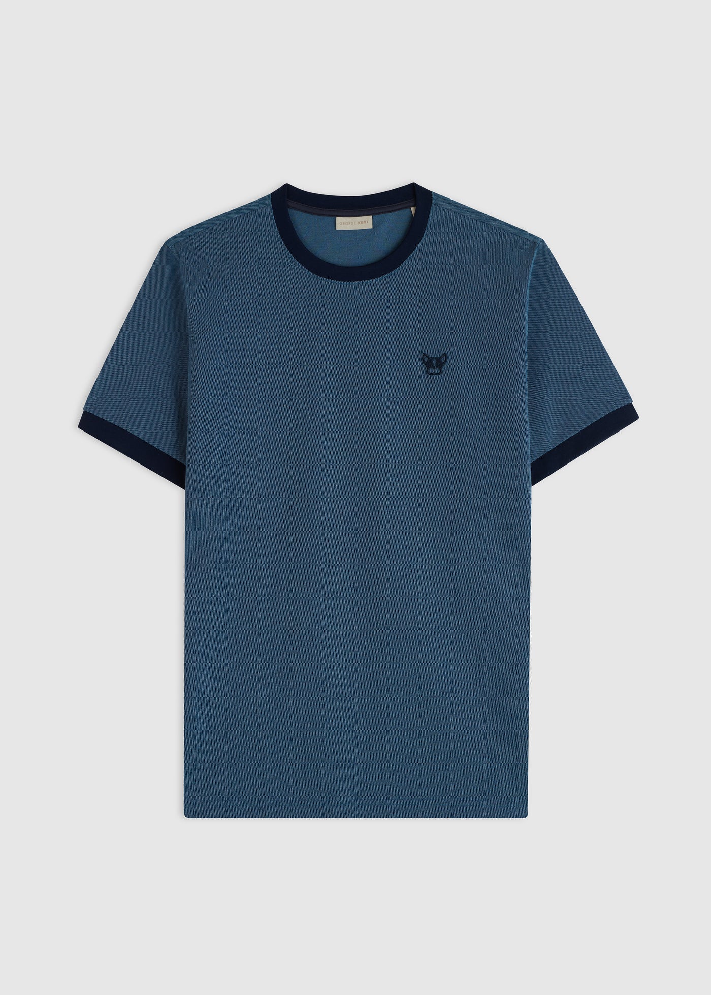 Oxford Pique Eclipse Blue Polo