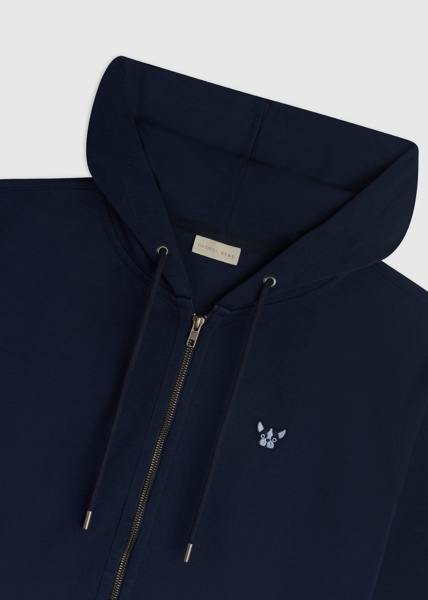 Navy Zip-Up Hoodie