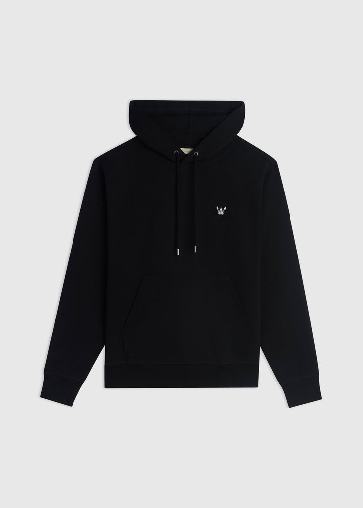 Rag & Bone Mens Pursuit Ponte Hoodie Black